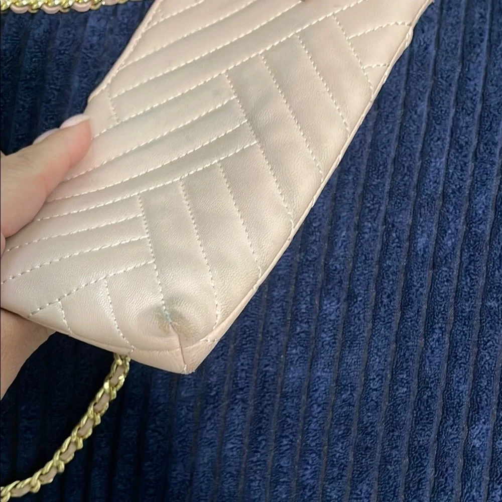Tory Burch Blush Quilted Phone Crossbody